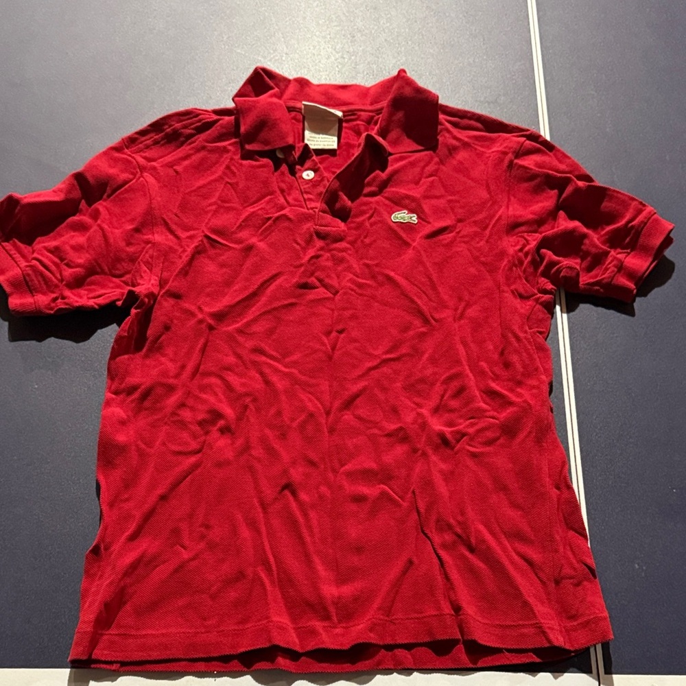 Lacoste Vibrant Red Polo Shirt